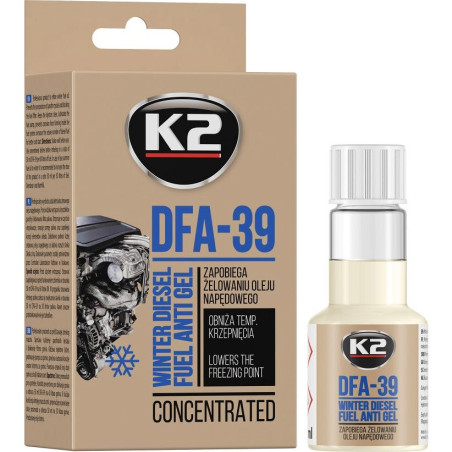 K2 DFA-39 ANTI-PARAFIN KÜLMAVOOLAVUSE PARENDI 50ML