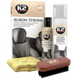 K2 AURON STRONG LEATHER CLEAN & CARE KIT NAHA PUHASTUS- JA HOOLDUSKOMPLEKT