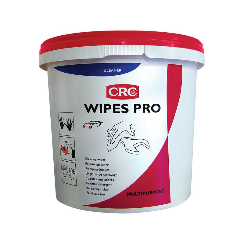 CRC WIPES PRO UNIVERSAALSED PUHASTUSLAPID 100TK/ÄMBER