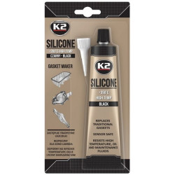 K2 SILICONE BLACK SILIKOONHERMEETIK MUST +350°C 85G/TUUB