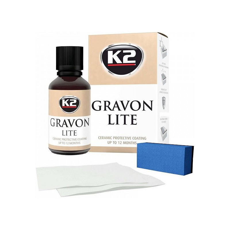 K2 GRAVON LITE KERAAMILINE PINNAKAITSEVAHEND 50ML KOMPLEKT 1-2A