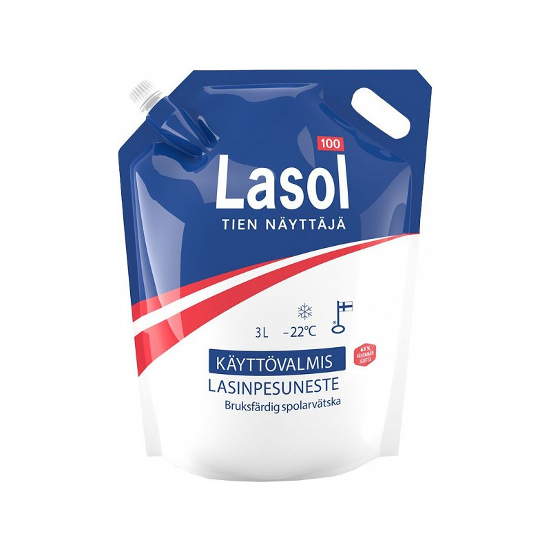 LASOL -22°C KLAASIPESU 3L KOTT (ETANOOL, LÕHNATU) TALVINE