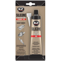 K2 SILICONE RED SILIKOONHERMEETIK PUNANE +350°C 85G/TUUB