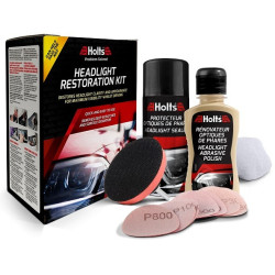 HOLTS HEADLIGHT RESTORER KIT TULEKLAASIDE POLEERIMISKOMPLEKT