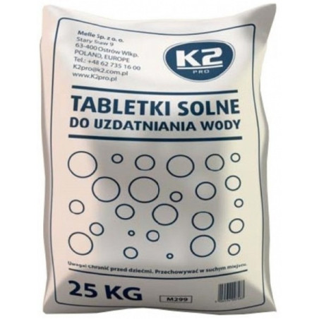 K2 SALT TABS SOOLATABLETID VEEPEHMENDUSSÜSTEEMILE 25KG