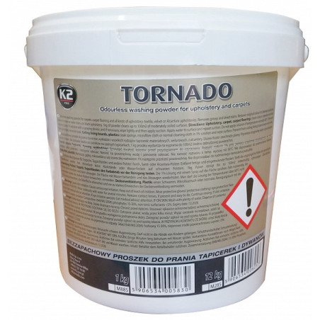 K2 TORNADO POLSTRIPUHASTUSVAHEND 1KG (PESUPULBER)