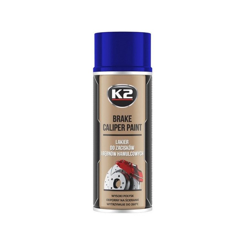 K2 BRAKE CALIPER PAINT +260°C KUUMAKINDEL VÄRV SININE 400ML/AE