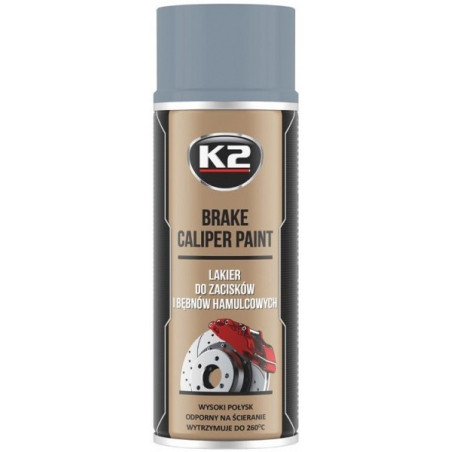 K2 BRAKE CALIPER PAINT +260°C KUUMAKINDEL VÄRV HÕBEDANE 400ML/AE