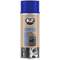 K2 COLOR FLEX EEMALDATAV KUMMISPREI SININE 400ML/AE