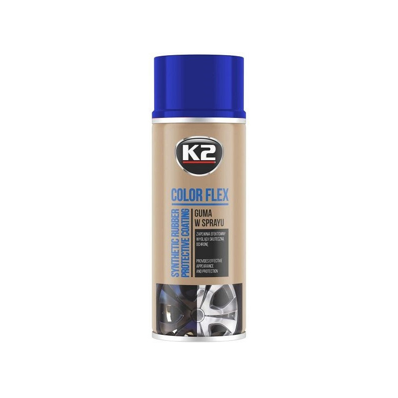 K2 COLOR FLEX EEMALDATAV KUMMISPREI SININE 400ML/AE