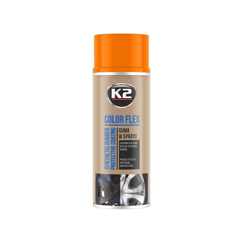 K2 COLOR FLEX EEMALDATAV KUMMISPREI ORANZ 400ML/AE