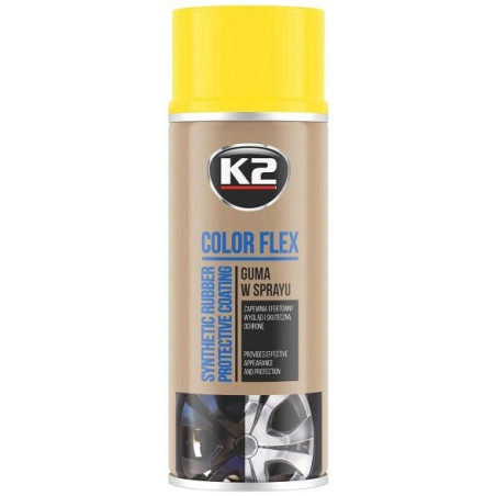 K2 COLOR FLEX EEMALDATAV KUMMISPREI KOLLANE 400ML/AE