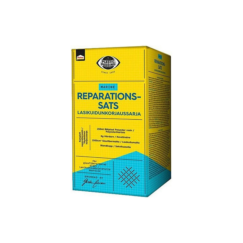 PLASTIC PADDING MARINE REPARATIONSSATS KLAASKIUD PARANDUSKOMPLEKT 250ML