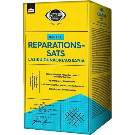 PLASTIC PADDING MARINE REPARATIONSSATS KLAASKIUD PARANDUSKOMPLEKT 250ML