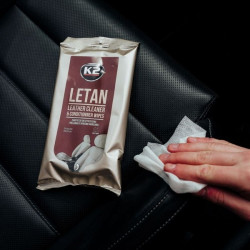 K2 LETAN LEATHER CLEANER WIPES NAHAPUHASTUSLAPID 24TK