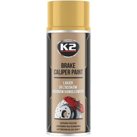 K2 BRAKE CALIPER PAINT +260°C KUUMAKINDEL VÄRV KULDNE 400ML/AE