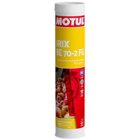 MOTUL TECH IRIX BE 70-2 FG NSF1 H1 TOIDUAINETÖÖSTUSESSE SOBIV MÄÄRE 400G/PADRUN (VALGE)