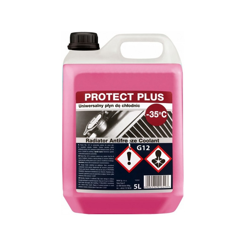 PROTECT PLUS PUNANE LL G12 -35°C JAHUTUSVEDELIK VALMIS 5L