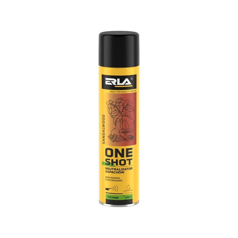 ERLA ONE SHOT SANDALWOOD ÕHUVÄRSKENDAJA 600ML