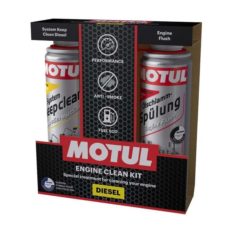 MOTUL ENGINE CLEAN KIT (DIISEL) 2X300ML (B2C)