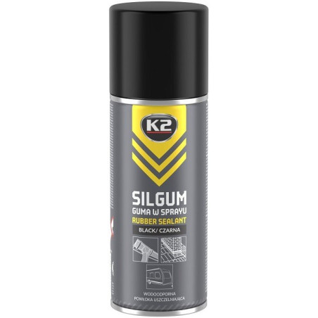 K2 SILGUM RUBBER SEALANT KUMMI PÕHINE HERMEETIK MUST 500ML/AE