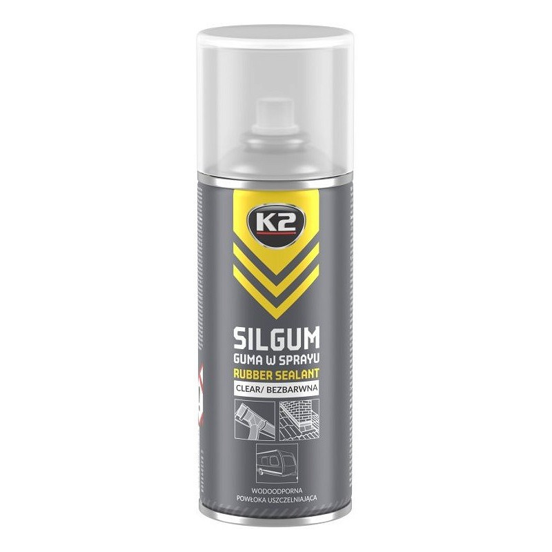 K2 SILGUM RUBBER SEALANT KUMMI PÕHINE HERMEETIK VÄRVITU 500ML/AE