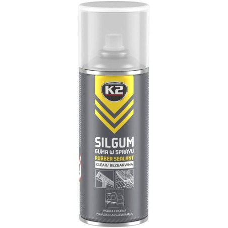 K2 SILGUM RUBBER SEALANT KUMMI PÕHINE HERMEETIK VÄRVITU 500ML/AE