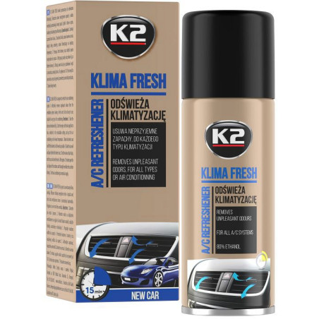 K2 KLIMA FRESH NEW CAR KONDITS./KLIIMASÜST. PUHASTAJA 150ML/AE