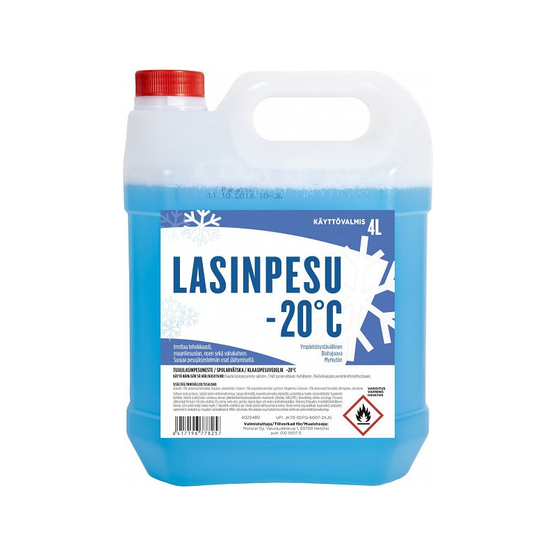 KLAASIPESU -20°C 4L (ETANOOL) TALVINE