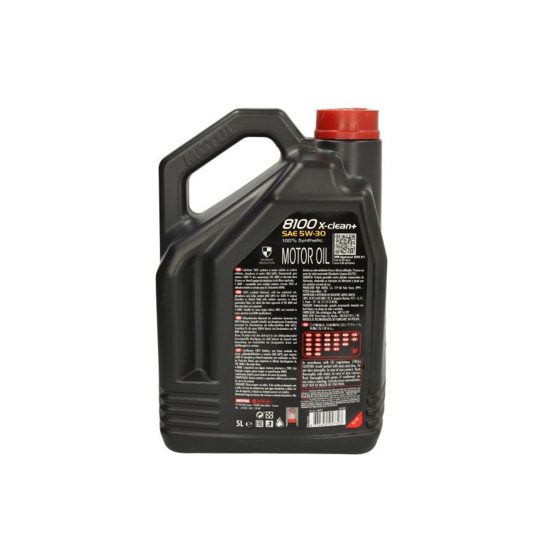 MOTUL 8100 X-CLEAN+ 5W30 5L